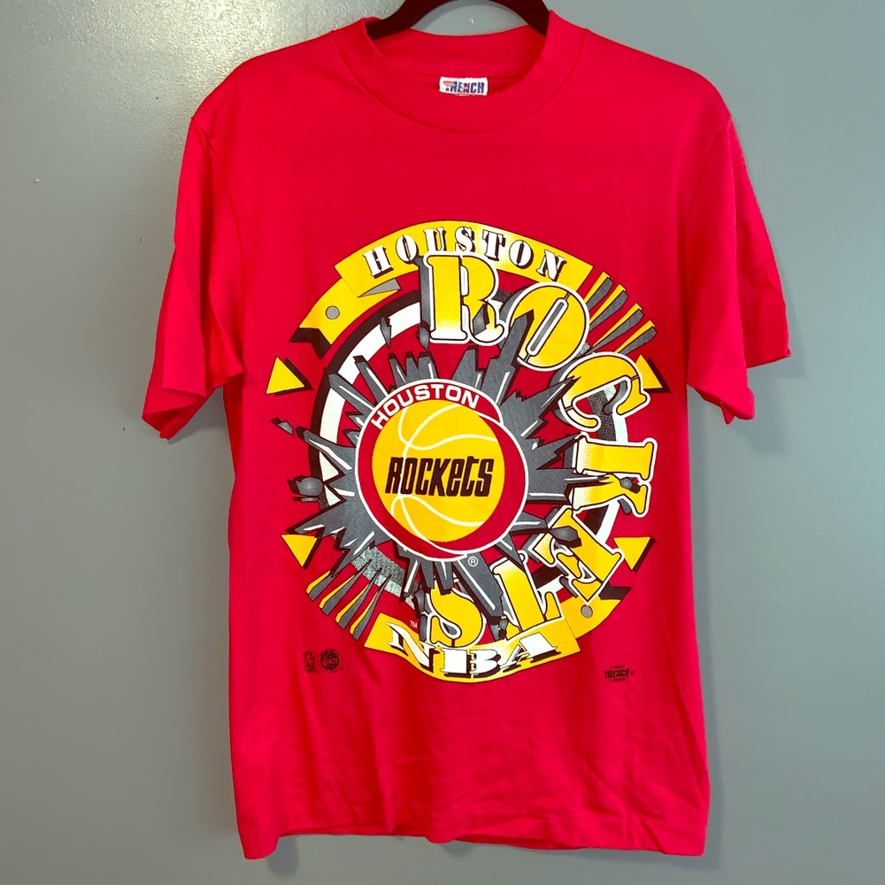 Sold! Houston rockets vintage single stitch shirt
